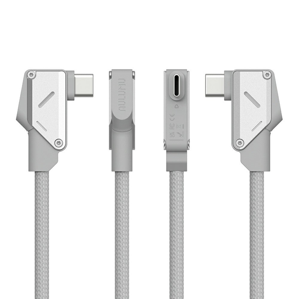 AULUMU M07 1.2m 240W USB-C to USB-C Cable Fast Charging Cord Aluminum Alloy Construction