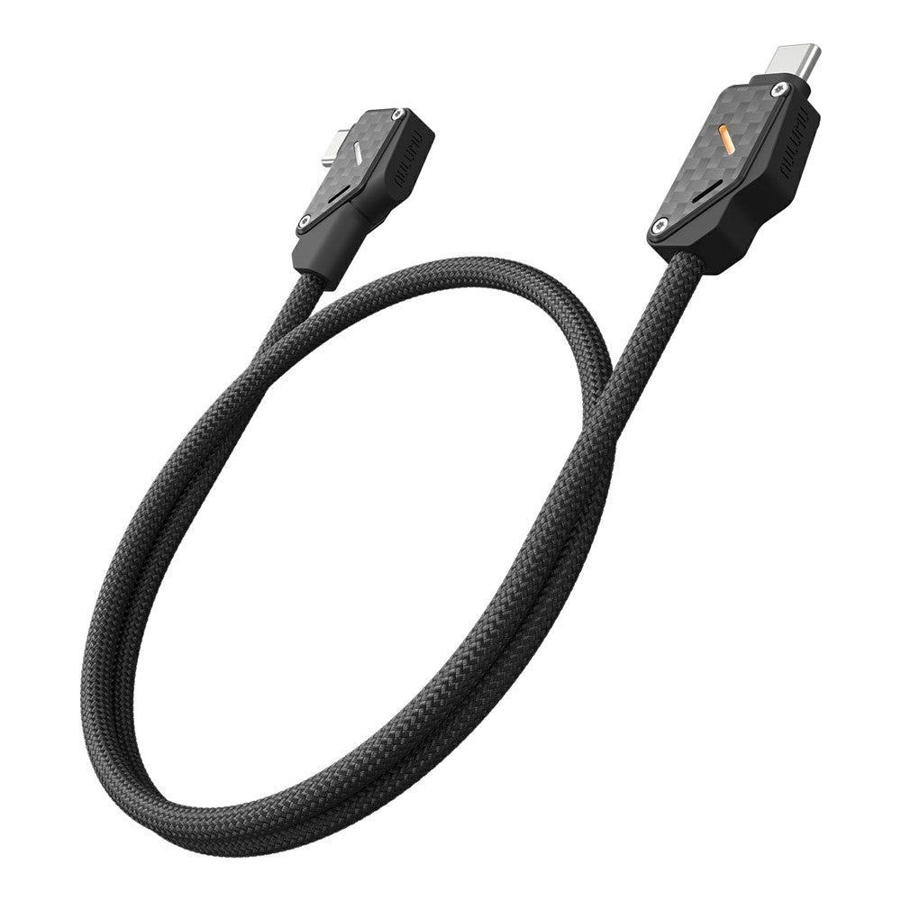 AULUMU M07 1,2 m 240W USB-C til USB-C-kabel 40 Gbps Hurtigopladende Datakabel Kulfiberkonstruktion