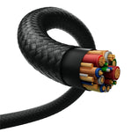 AULUMU M07 1,2 m 240W USB-C til USB-C-kabel 40 Gbps Hurtigopladende Datakabel Kulfiberkonstruktion