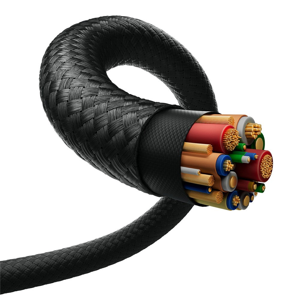 AULUMU M07 1,2 m 240W USB-C til USB-C-kabel 40 Gbps Hurtigopladende Datakabel Kulfiberkonstruktion