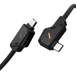 AULUMU M07 1,2 m 240W USB-C til USB-C-kabel 40 Gbps Hurtigopladende Datakabel Kulfiberkonstruktion