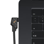 AULUMU M07 1,2 m 240W USB-C til USB-C-kabel 40 Gbps Hurtigopladende Datakabel Kulfiberkonstruktion