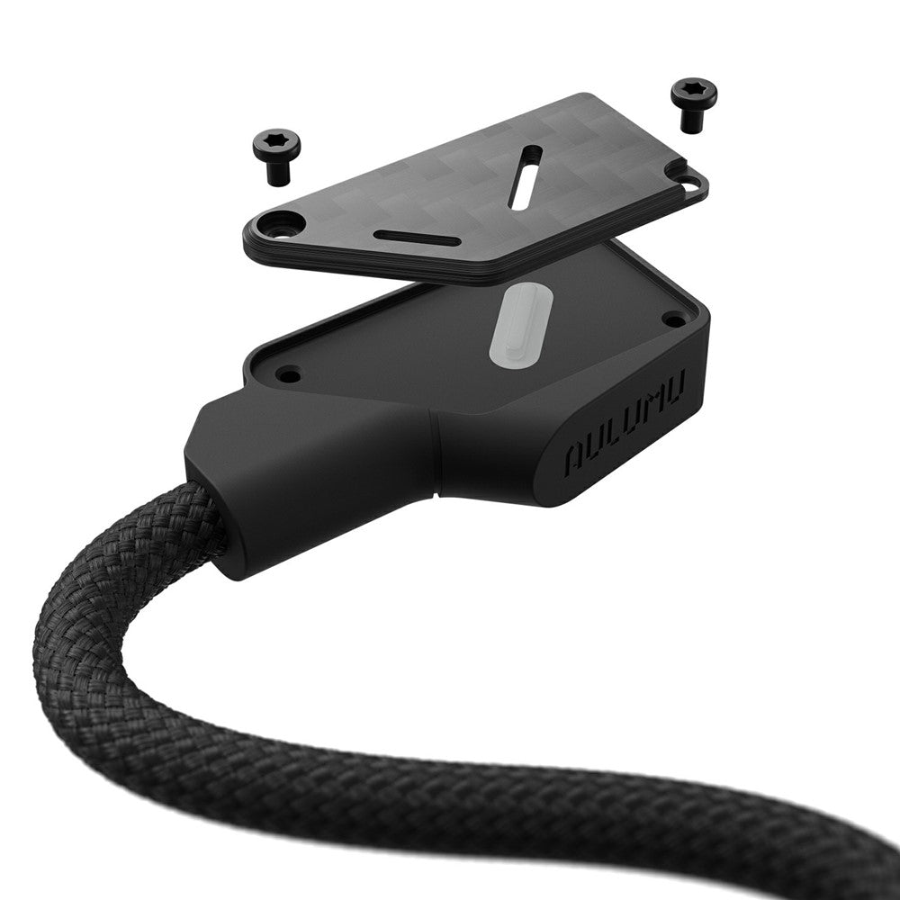 AULUMU M07 2m 240W USB-C til USB-C Kabel 40 Gbps Hurtigopladning Datakabel Kulfiberkonstruktion