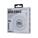 REMAX RC-183C 2m USB-C til USB-C kabel PD 100W hurtigopladende datakabel til Huawei / Xiaomi / Samsung