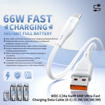 WEKOME WDC-C34a 2m USB-A to Type-C Cable 66W Fast Charging Data Cable for Phone Tablet
