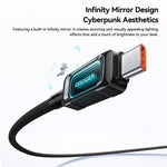 ESSAGER ES-X87 1m Type-C to Type-C Cable 100W Fast Charging Braided Data Cable