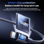 REMAX CB59 Armor 1.2m 240W Zinc Alloy Braided USB-C to USB-C Cable for MacBook Laptop Tablet