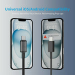 NCC SC Series 1,2 m USB-C til USB-C Hurtigopladningskabel 65W PD 3.0 Dataoverførselskabel til Bærbar, Tablet, Smartphone