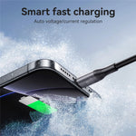 JOYROOM S-A28 1m USB-C til USB-C PD 100W Hurtigopladningskabel Nylonflettet Datasynkroniseringsledning