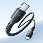 JOYROOM S-A9U 1m USB-C til USB-C Kabel PD 60W Hurtigopladning Nylonflettet Datakabel til Telefoner Tablets Laptops