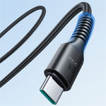 JOYROOM S-A9U 1m USB-C til USB-C Kabel PD 60W Hurtigopladning Nylonflettet Datakabel til Telefoner Tablets Laptops