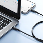 JOYROOM S-A9U 1m USB-C til USB-C Kabel PD 60W Hurtigopladning Nylonflettet Datakabel til Telefoner Tablets Laptops