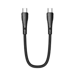 MCDODO til iPhone 15-serien Flettet nylon 0,2M USB-C til USB-C Hurtigopladningskabel til Samsung Huawei Xiaomi