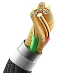 MCDODO til iPhone 15-serien Flettet nylon 0,2M USB-C til USB-C Hurtigopladningskabel til Samsung Huawei Xiaomi