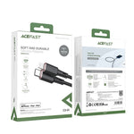 ACEFAST C2-01 MFI for iPhone 15 Series USB-C to Lightning Zinc Alloy Silicone Charging Data Cable