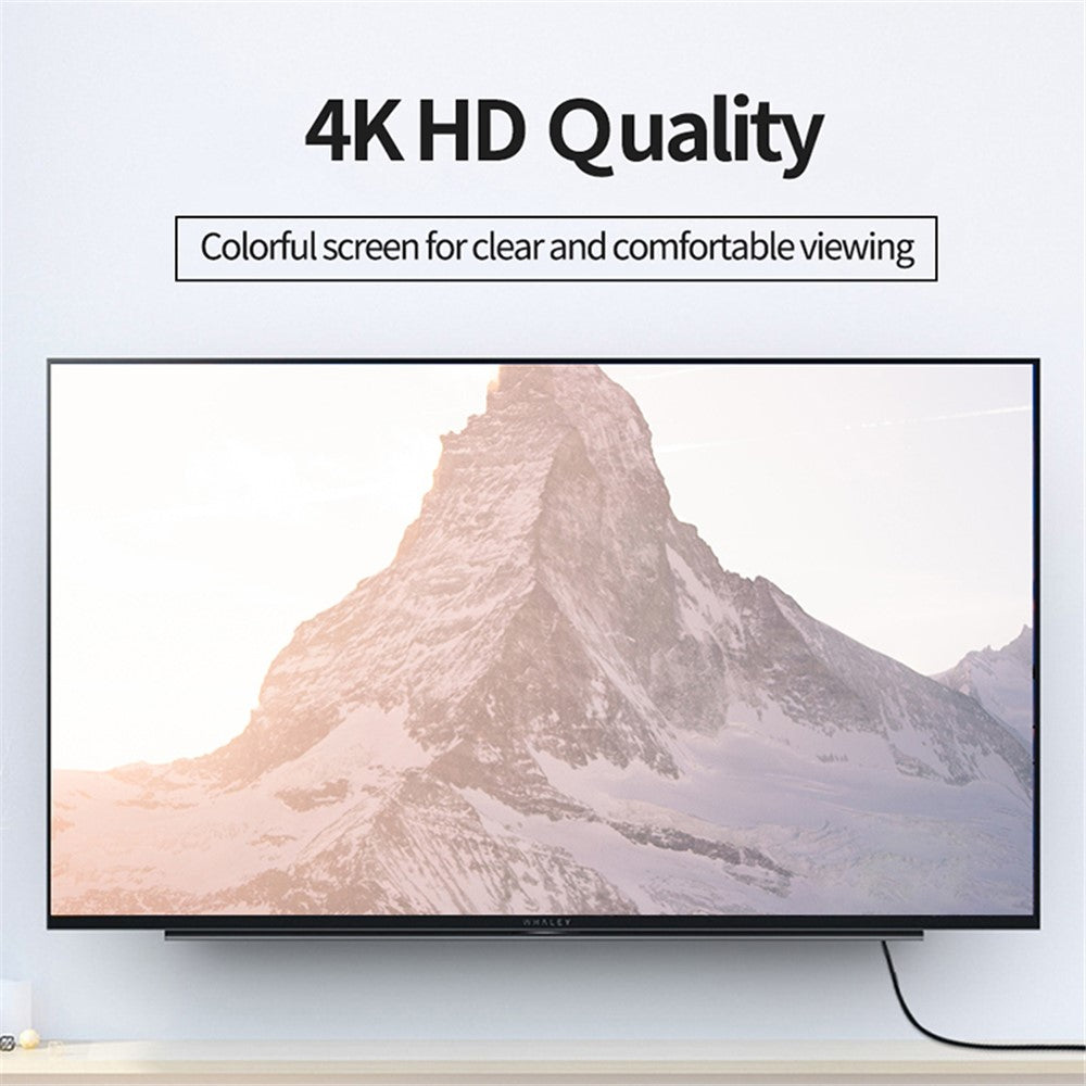 PQ105 1m USB3.1 Type-C Han til Hun 10Gbps Højhastighedsdatakabel Gen2 4K Projektionsskærm PD100W 5A Hurtigopladningskabel