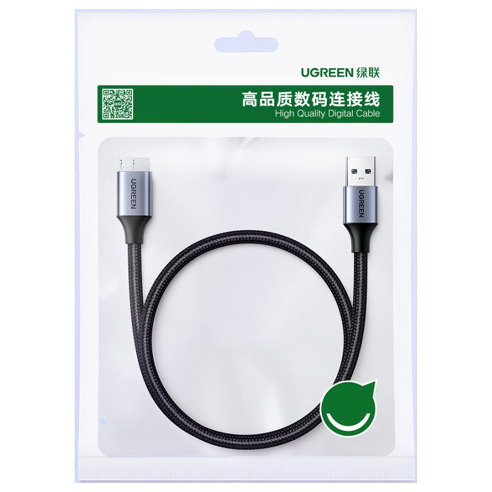 UGREEN 80793 1m USB 3.0 to Micro USB Charge Cord Nylon Braided Data Transmission Cable USB A to Micro B Line