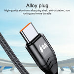 For iPhone 15 Series 2m 4-in-1 66W 6A 4-Output Fast Charging Charging Cable USB to 8Pin+Micro USB+Dual Type-C Braided Cable Adapter