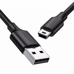 UGREEN 10355 1m USB-A-hane till 5-stifts mini-USB-hane laddningskabel 480 Mbps datakabel för digitalkameror / MP3 / MP4 / bil-DVR