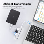 ENKAY HAT PRINCE ENK-AT114 Multi-Port Hub Adapter 4 in 1 USB3.0 Extender Type-C Docking Station with USB3.0 + 3 USB2.0