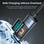 JOYROOM S-CC100A16 1.2m Prism Series for iPhone 16-15 Series Type-C to Type-C Digital Display Fast Charging Data Cable