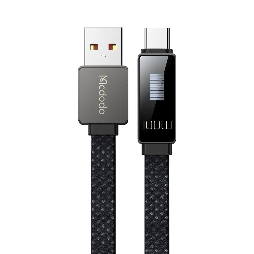 MCDODO CA-4980 MDD Rhythm Series til iPhone 15-serien 1,2 m PD 100W USB til Type-C datakabel med 9-niveaus lysdisplay