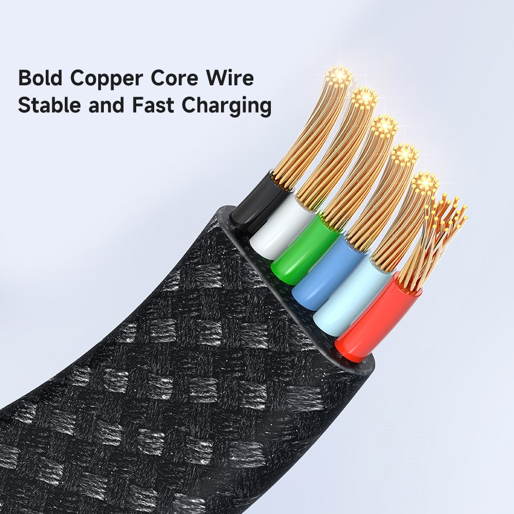 MCDODO CA-4980 MDD Rhythm Series til iPhone 15-serien 1,2 m PD 100W USB til Type-C datakabel med 9-niveaus lysdisplay