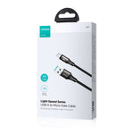 JOYROOM SA25-AM3 1.2m Light-Speed Series 3A USB-A to Micro Fast Charging Data Cable Nylon Braided Cord
