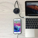 Embedded Desktop Wireless Charger 15W with USB-A and USB-C Charging Port