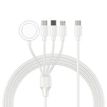 122cm for Apple Watch / Phone Type-C Plug 4-in-1 Charging Cable Watch Wireless Charging Dock, with Decoding Chip