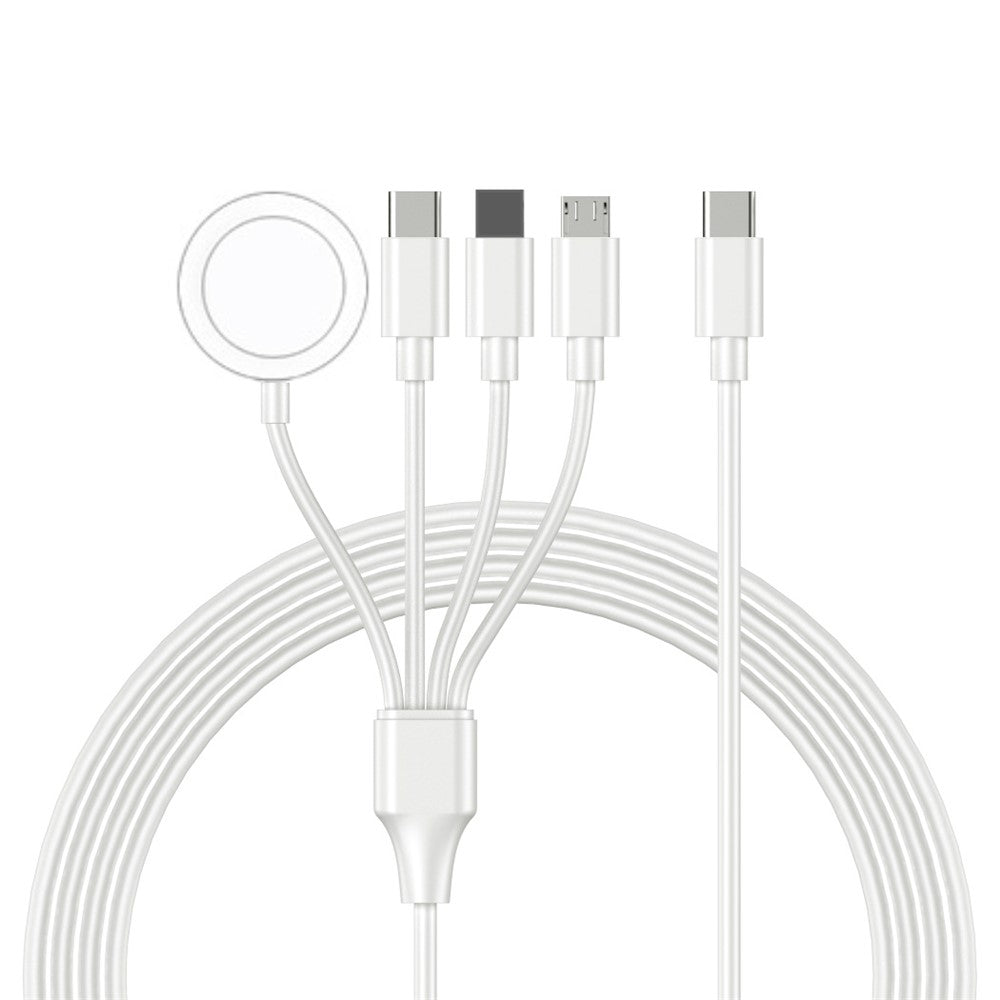 122cm for Apple Watch / Phone Type-C Plug 4-in-1 Charging Cable Watch Wireless Charging Dock, with Decoding Chip