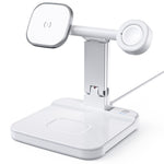 JLM-J5 Multifunctional Adjustable Wireless Charger Desktop Phone Earphone Watch Charger Night Light