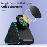 DM-23 15W Wireless Charger Phone Charging Pad Desktop Display Stand Bluetooth-compatible Speaker