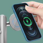 W98 15W Wireless Charger Stand with Light for Apple Watch AirPods iPhone