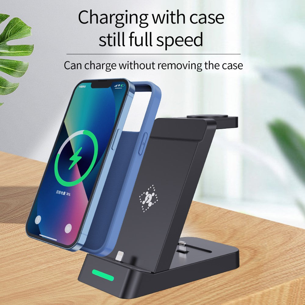 B20 til Samsung Watch trådløs oplader, telefon- og høretelefonopladningsstander