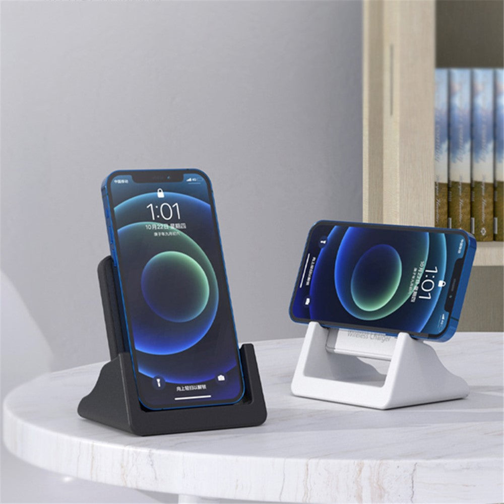 CY-600 15W Fast Charging Dock Vertical Wireless Charger for Apple Xiaomi Samsung (1st Generation)