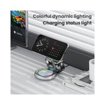 LFX-208 3-i-1 trådlös laddare 15W snabbt trådlöst laddningsställ för iPhone / Apple Watch / Airpods