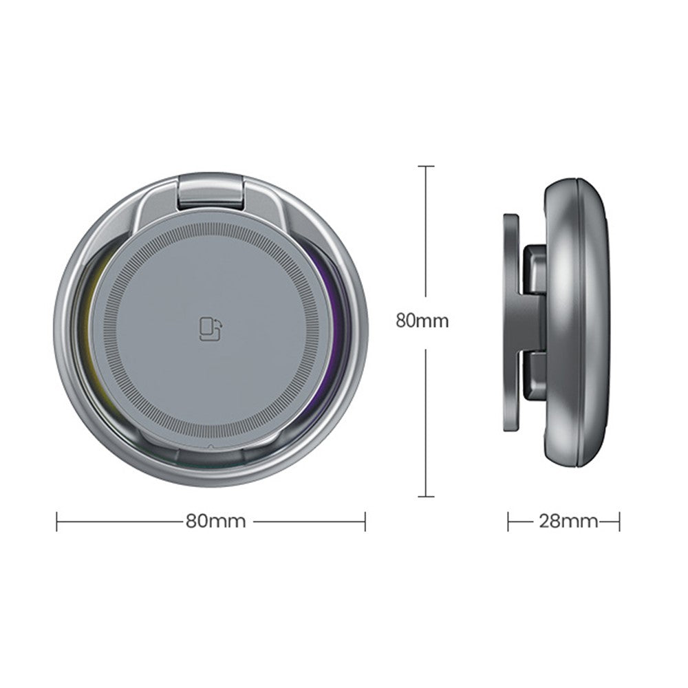 LFX-208 3-i-1 trådlös laddare 15W snabbt trådlöst laddningsställ för iPhone / Apple Watch / Airpods