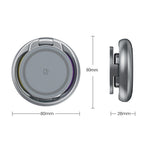 LFX-208 3-in-1 Wireless Charger 15W Fast Wireless Charging Stand for iPhone / Apple Watch / Airpods