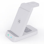 B-20A Vertikal Trådløs Oplader til Apple Watch, iPhone, AirPods 3-i-1 Trådløs Opladerstander Dockingstation