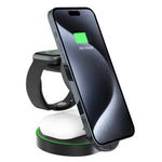 L9 15W Magnetic Wireless Charger Folding Charging Station for Apple Devices