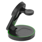 L9 15W Magnetic Wireless Charger Folding Charging Station for Apple Devices
