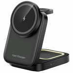 HT-541 Multifunctional Foldable 15W Wireless Phone Charger for Earbuds, Apple Watch Series