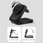 HT-541 Multifunctional Foldable 15W Wireless Phone Charger for Earbuds, Apple Watch Series