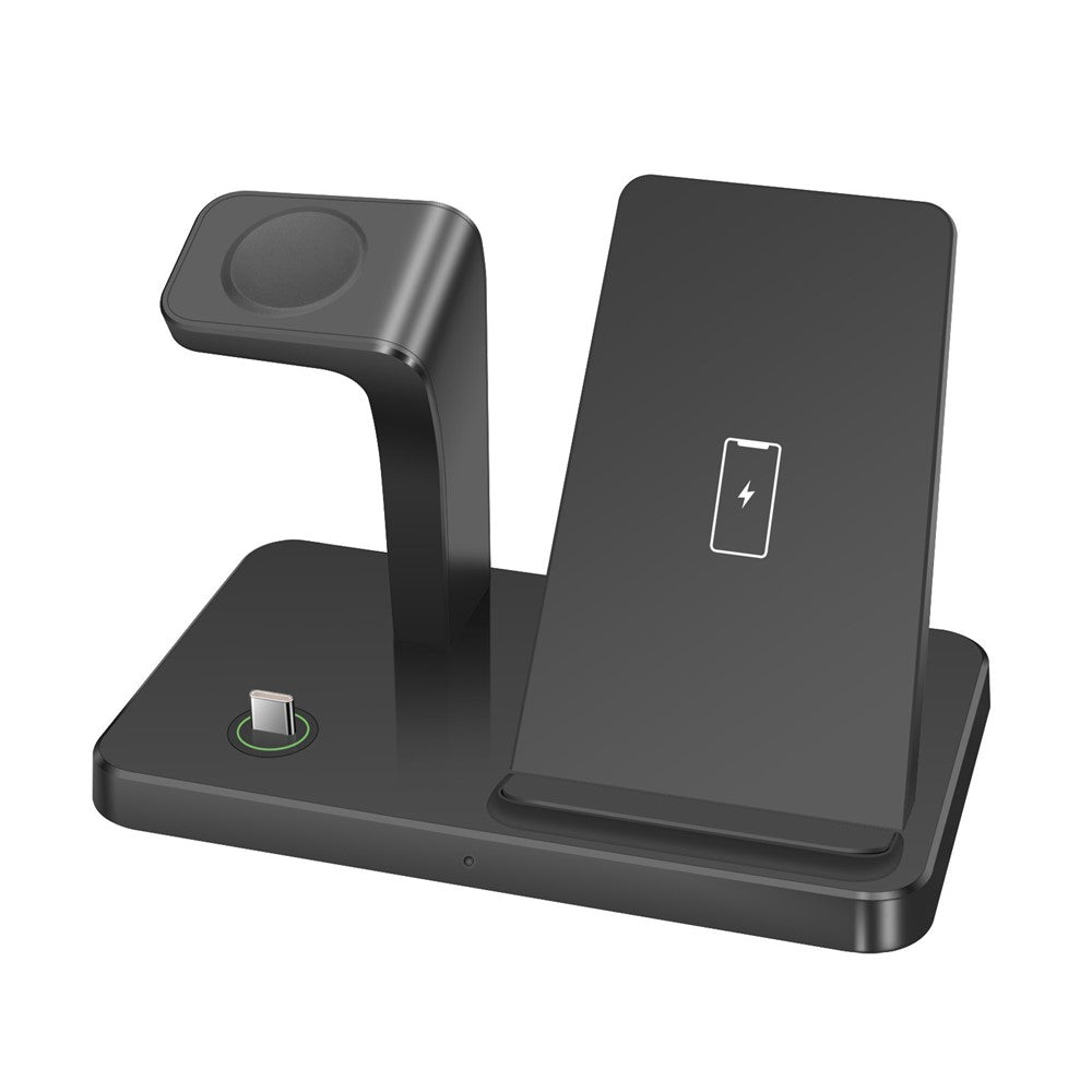 B732 3-in-1 Wireless Charger Phone Earphone Watch Charging Stand