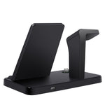 B732 3-in-1 Wireless Charger Phone Earphone Watch Charging Stand
