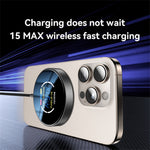 YESIDO DS28 Magnetic Wireless Charger Digital Display Fast Charging Pad with 1.2m Type C Cable