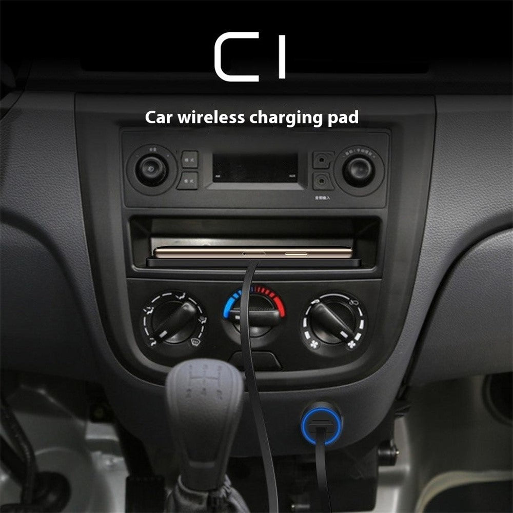 C1 Wireless Car Charger Dashboard Non-Slip 15W Fast Charging Pad