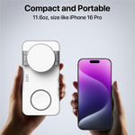 T8 3-in-1 Wireless Charging Station Foldable Charger Stand for iPhone 15-12 / Apple Watch / AirPods