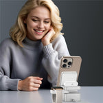 M35 Qi2 3-i-1 trådløs magnetisk ladestation i aluminiumslegering til iPhone / Apple Watch / AirPods